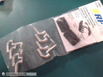 RPM Zoomies Mock Exhaust Tips 1/10 Chrome RPM70853