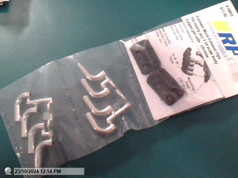 RPM Zoomies Mock Exhaust Tips 1/10 Chrome RPM70853