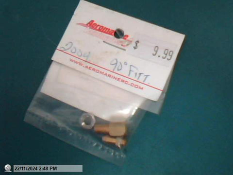 90 Deg Fitting Brass Aeromarine 2004