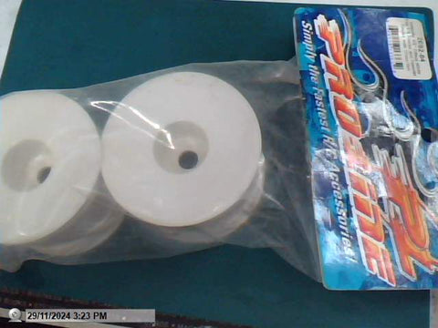 NOS Proline Velocity 1/2 Offset White Dish Rims PR 1/8 17mm Hex Truck PRO2692-04