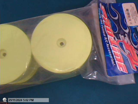 NOS Proline Velocity Yellow Dish Rims PR 14mm Hex Truck Suit T/E Max/Savage PRO2660-02