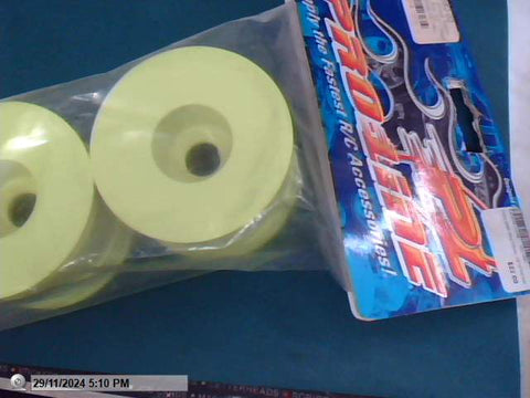 NOS Proline Velocity Yellow Dish Rims PR 23mm Hex Truggy 1/2 Offset PRO2682-02