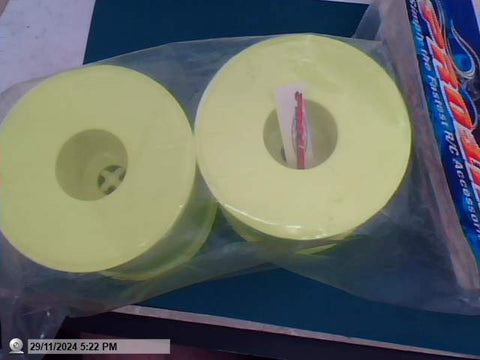 NOS Proline Velocity Yellow Dish Rims PR 23mm Hex 40 Series MT 1/2 PRO2678-02