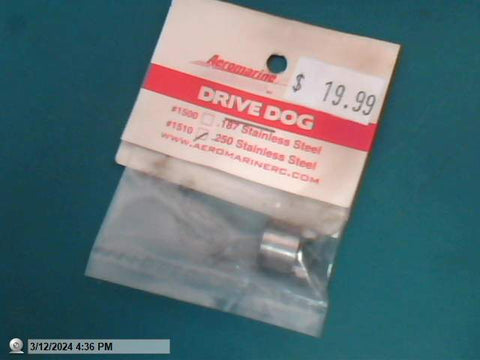 Drive Dog .250 Stainless Steel Aeromarine #1510