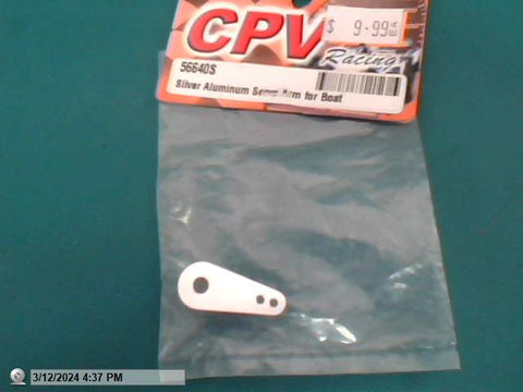 Silver Alloy Servo Arm Boat CPV 56640S
