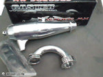 Caster Grenade MK2 Polished Inline Pipe Set Suit 1/8 Buggy #CAJR-0123