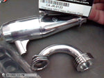 Caster Grenade MK2 Polished Inline Pipe Set Suit 1/8 Buggy #CAJR-0123