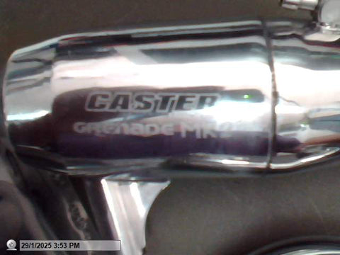 Caster Grenade MK2 Polished Inline Pipe Set Suit 1/8 Buggy #CAJR-0123