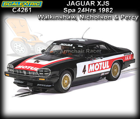 SCALEXTRIC C4261 - Jaguar XJS - SPA 24 hour 1982 #4 - Motul
