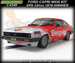 SCALEXTRIC C4349 - Ford Capri MKIII - SPA 24hrs 1978 winner #27