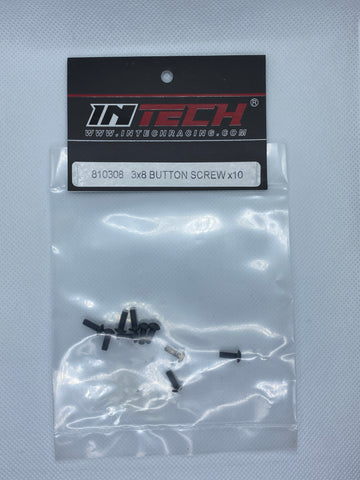 INTECH 3x8 button screw x 10