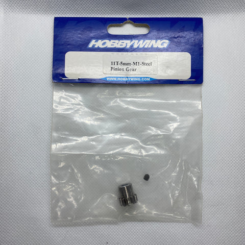 Hobby Wing 11T-5mm M1 Steel Pinion gear