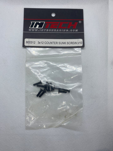 INTECH 800312 countersunk screw X 10