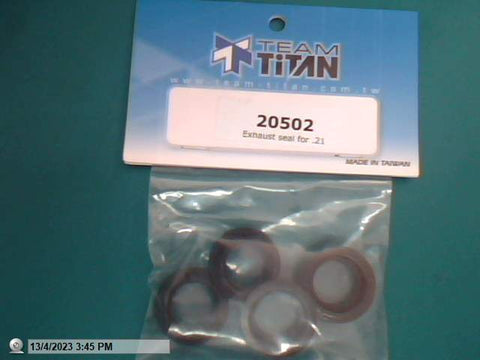Team Titan Silicon Manifold Gasket 4pc .21/.28 #20502